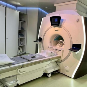 GE HealthCare Optima MR450w 1.5T — representative model photo
